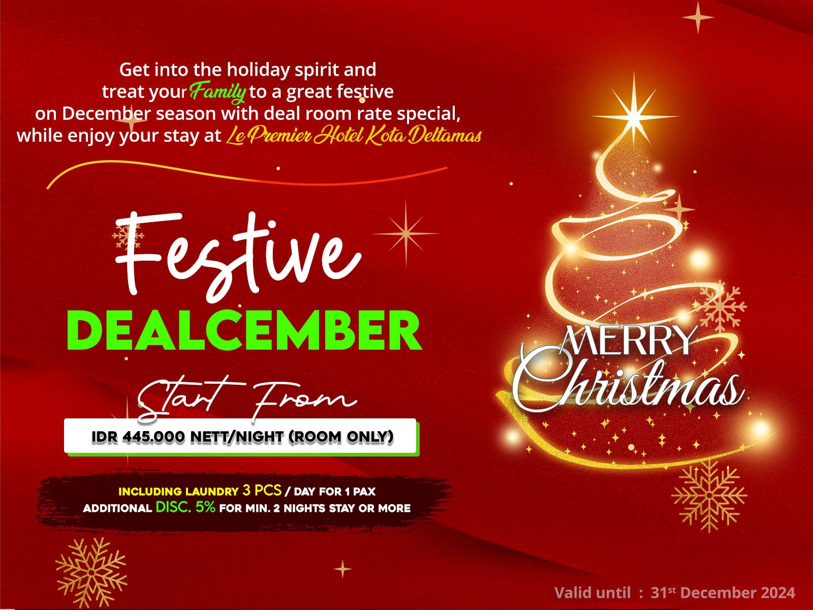 🔴 CLOSED 🔴 FESTIVE DEALcember: Where Holiday Dreams Come True!