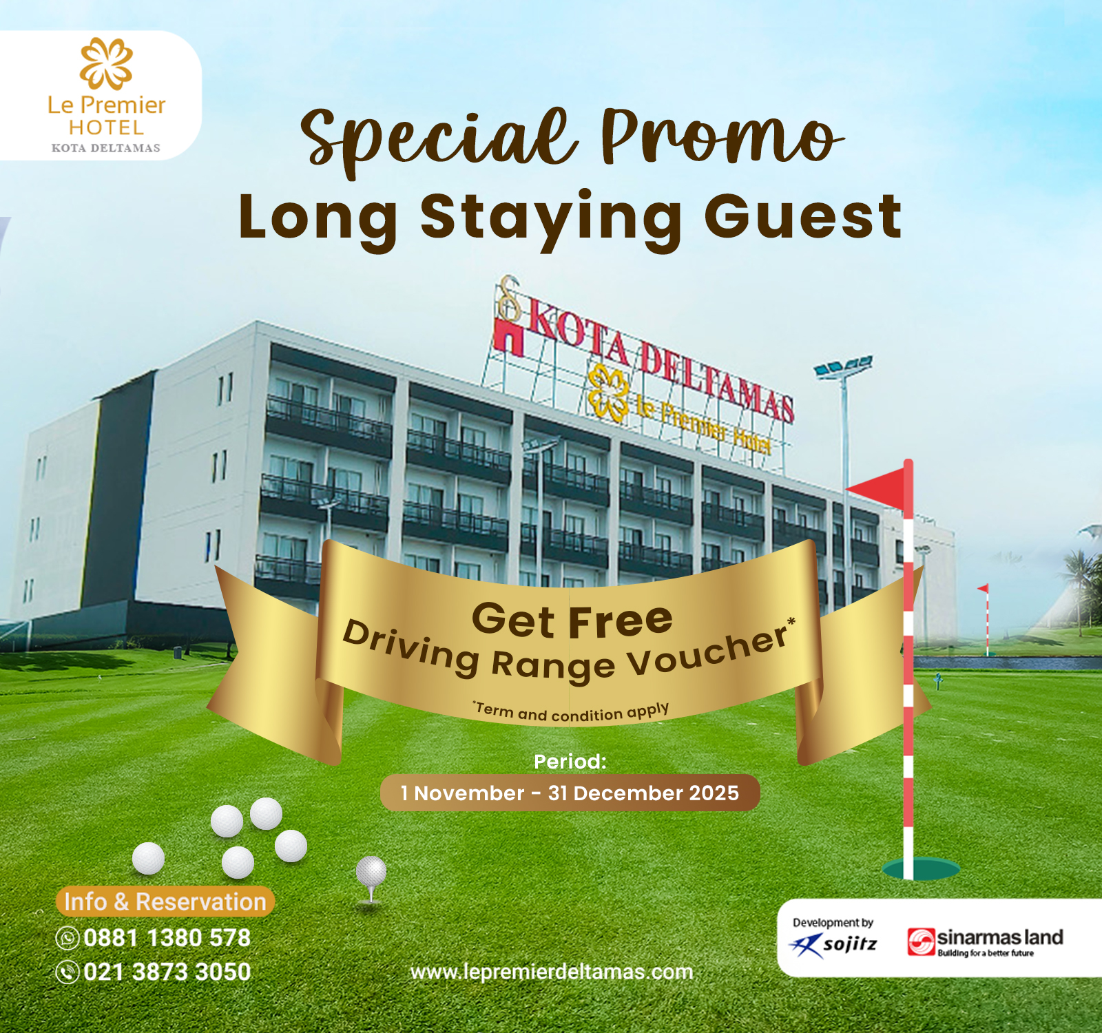 Le Premier Hotel Kota Deltamas - Special Promo Long Staying Guest