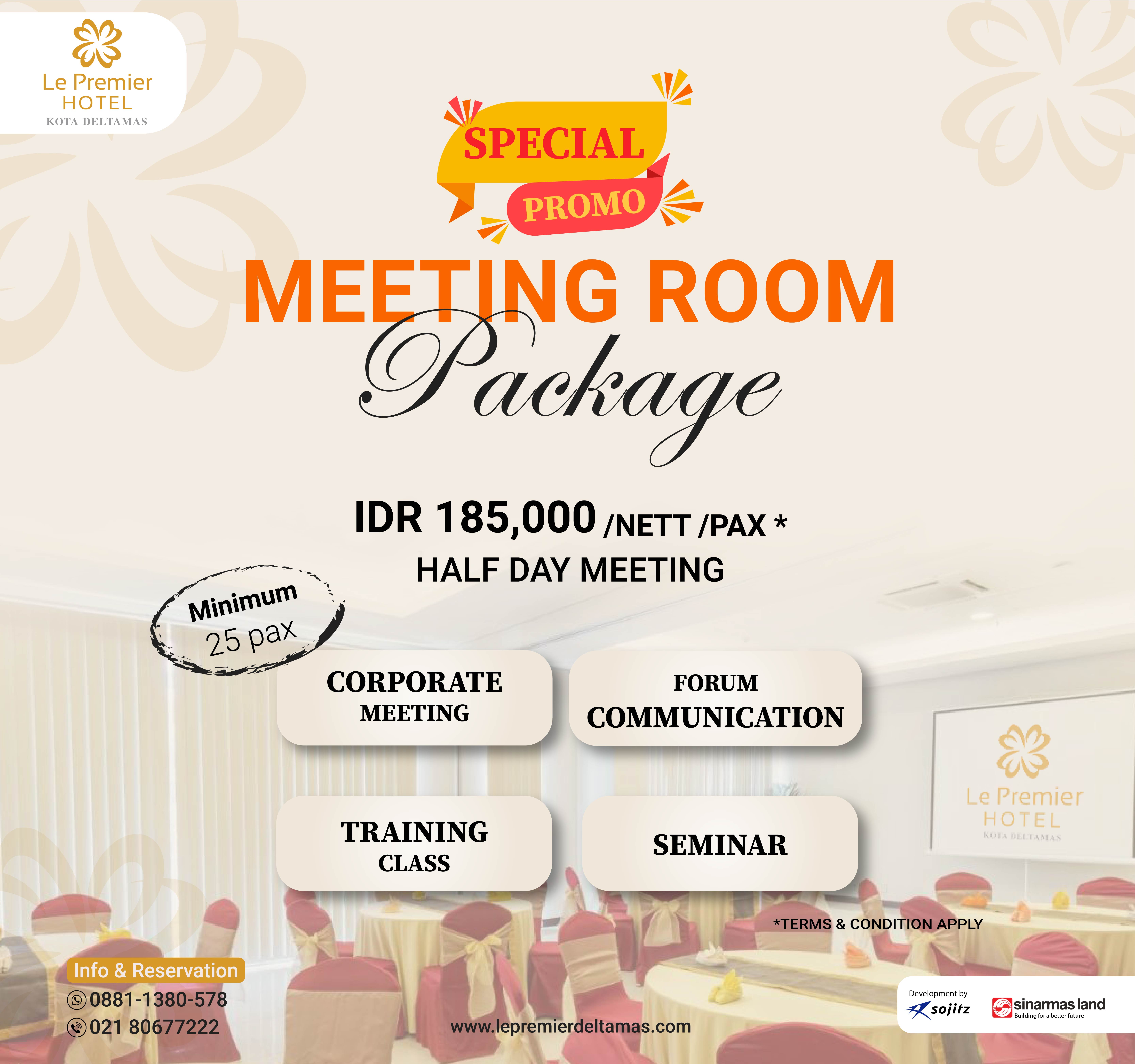 Le Premier Hotel Kota Deltamas - Function Room Promo